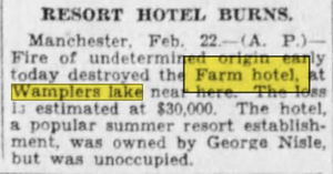 Farm Hotel - Feb 1929 Fire (newer photo)